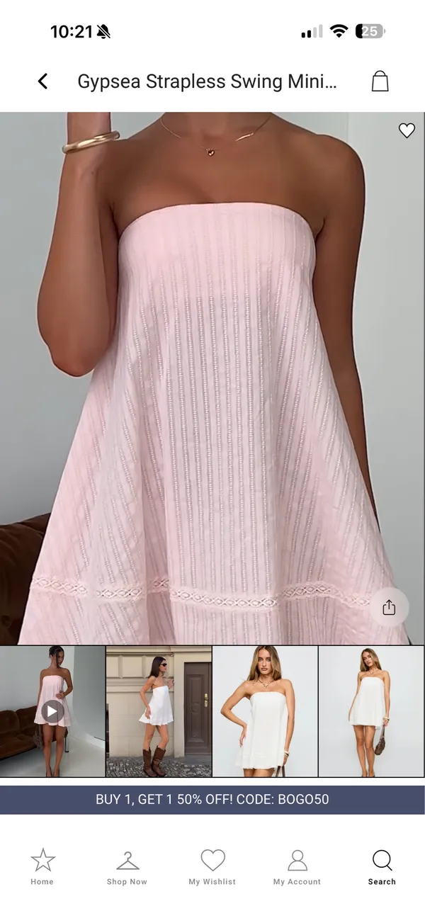 Princess Polly Dress Mini Pink - Image 3
