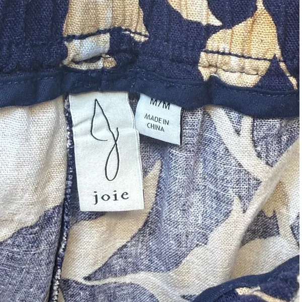 Joie Floral Linen Set Sleeveless Top and Wide Leg‎ Pants Relax Vaca Luxe Size M - Image 12