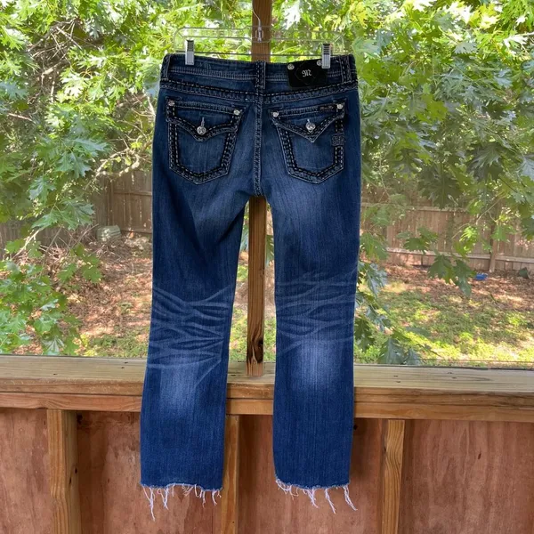 Miss Me Women's Signature-Rise Boot Cut Jeans Size 30 - Image 2