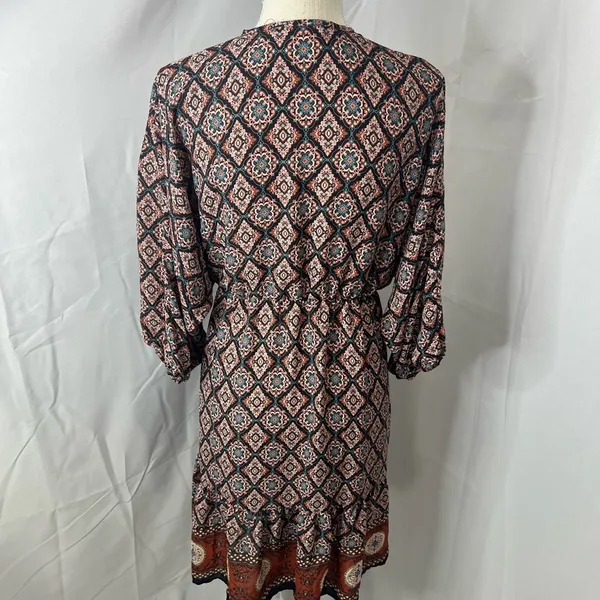 Renee C deep v neck dress size large - Image 7