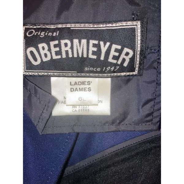 Vintage Obermeyer Ski Pants Womens Navy Blue Stirrup Snow Wool Blend Size 6 Long - Image 5
