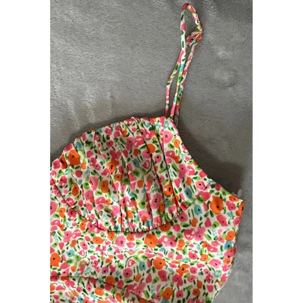 Princess Polly NWOT Amara Midi Dress Multi Ditsy Floral Sweetheart Bustier Sz 10 - Image 6