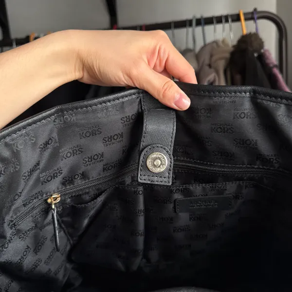 Michael Kors Black Large Tote - Image 4
