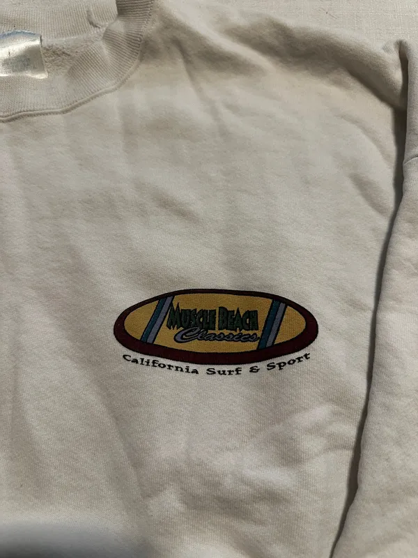 Vintage Crewneck White Size XL - Image 2