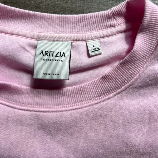 Aritzia Cozy Sweatfleece Perfect Crew Sweatshirt  - Image 4