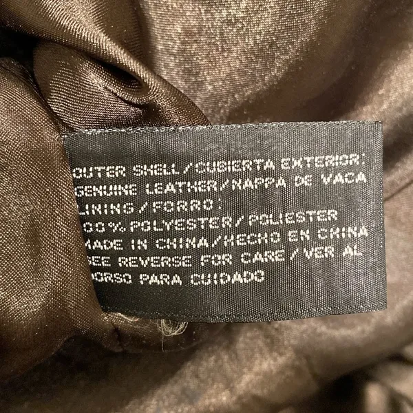 Jacqueline Ferrar VTG Sz Small Chocolate Brown Leather Trench Coat - Image 8