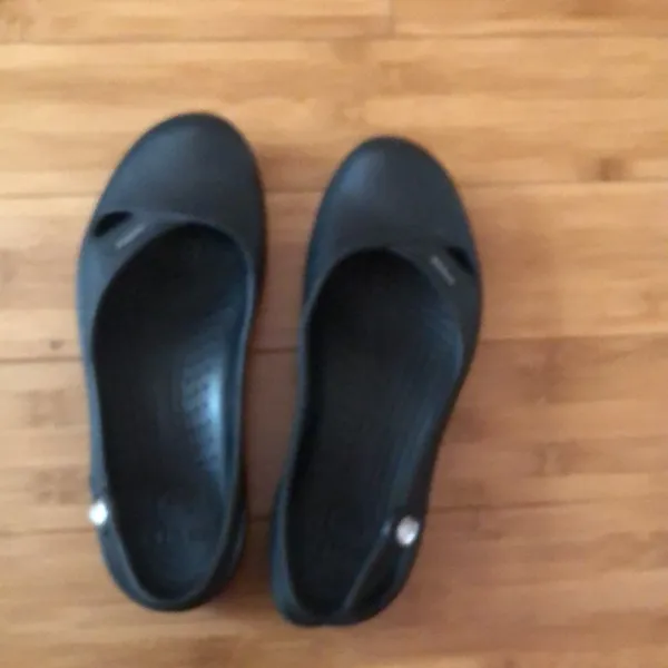 Croc’s Olivia Black Slingback Flats Women’s Size 9 - Image 4