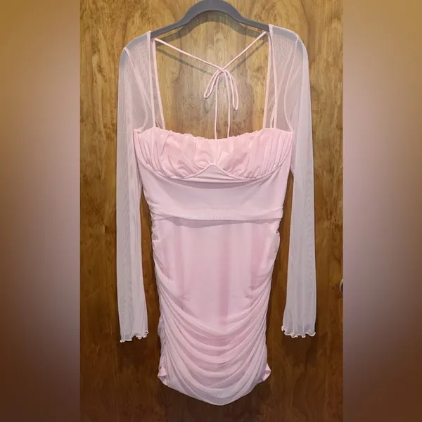 Lucy In The Sky Pink Dress - Image 3