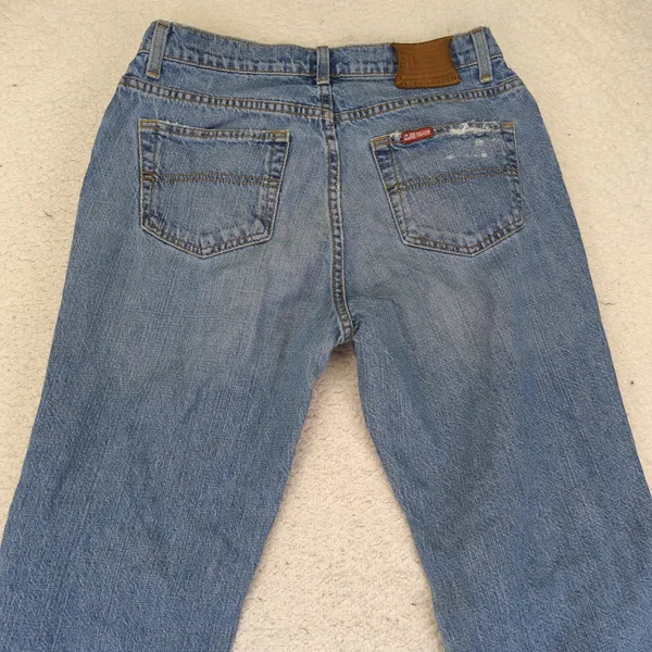 Vintage Polo Ralph Lauren Saturday Jeans Women's 6x32 Distressed Denim Ripped‎ - Image 5