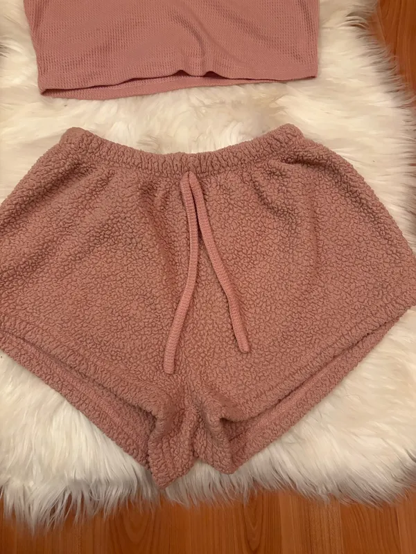 Aerie Super cute nude pink matching lounge set, size XS - Image 3