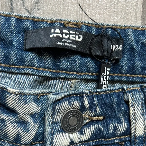 Jaded London Distressed Patchwork Jeans - Image 2