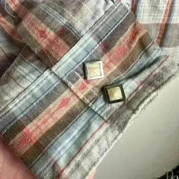 Wrangler pearl snap long sleeved‎ Western shirt Sz S - Image 5