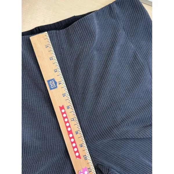 Lululemon Ribbed Softstreme Zip-Leg High-Rise Cropped Pants 25" Black Women’s 10 - Image 10