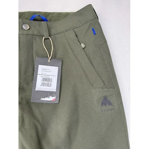 Burton Women's Society Snow Pants Forest Night Green Size XS NWT - Image 3