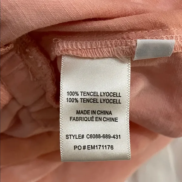 CLOTH & STONE Anthropologie Yashi Jumpsuit Large Pink Tie Dye Tencel Halter - Image 12