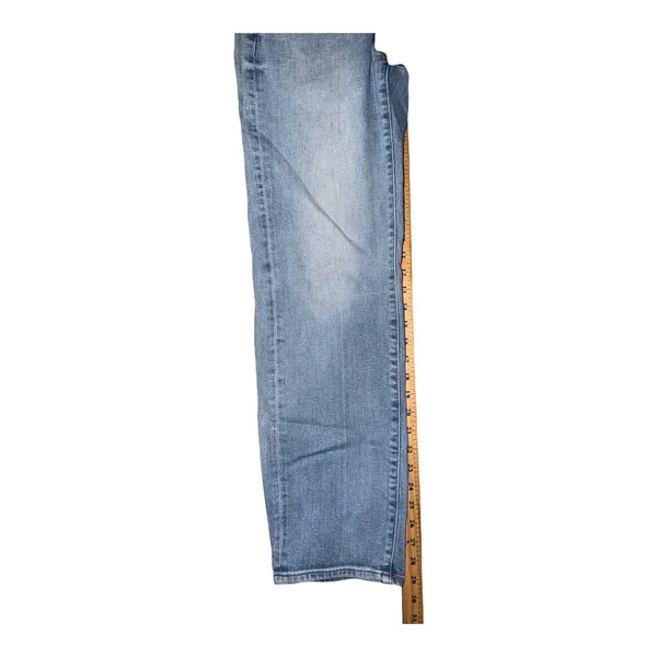 Express Modern Straight Super High Rise Jeans, Size 4R - Image 9