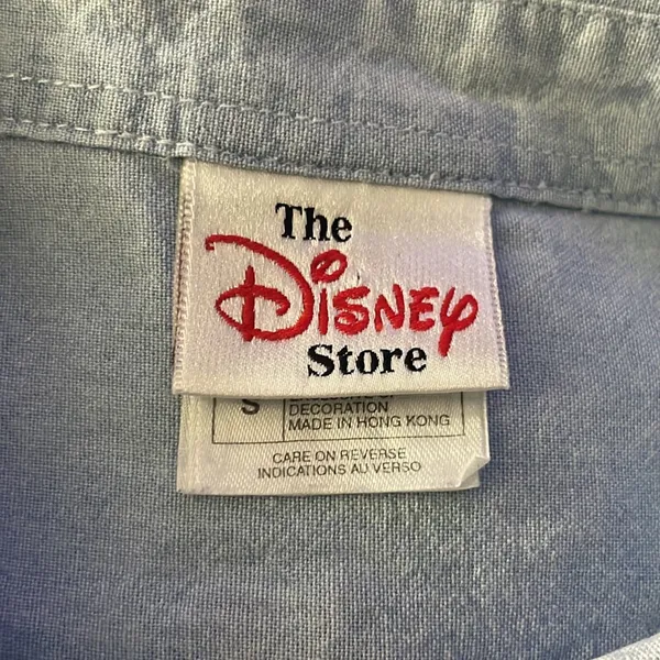 Disney Vintage Winnie the Pooh Chambray long sleeve button down shirt - Image 3