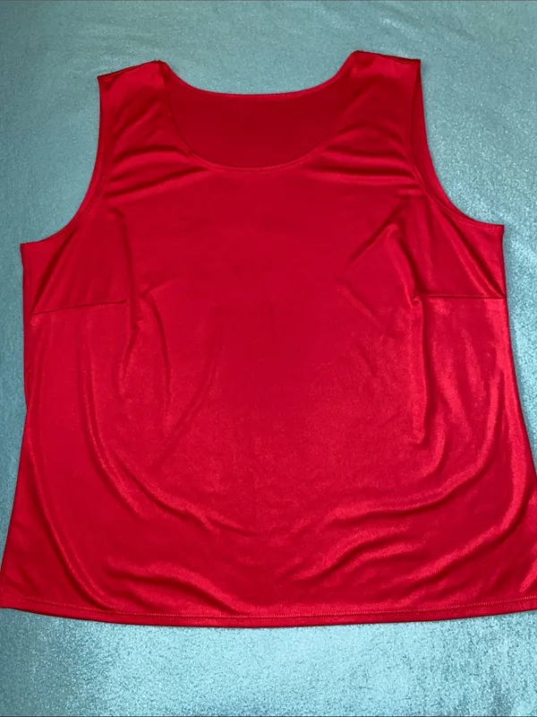 ALFRED DUNNER 2 pc button up 3/4 sleeve semi sheer, matching tank top size 16 - Image 7