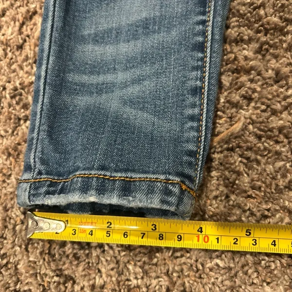Kancan Distressed Denim Jeans Sz 23 Blue - Image 5