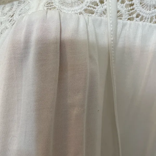 Blue Rain by Francesca’s White Blouse - Image 3