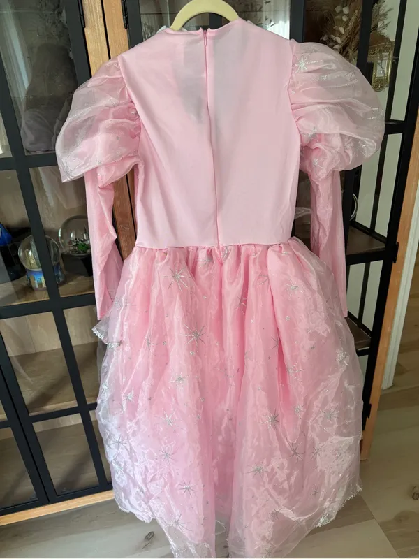 Glinda Costume halloween The Wizard of Oz wicked ariana grande maxi dress gown - Image 5