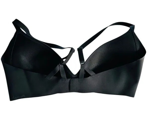 Lululemon Take Shape Bra Size 38B Solid Black Daily Bra Seamless - Image 3
