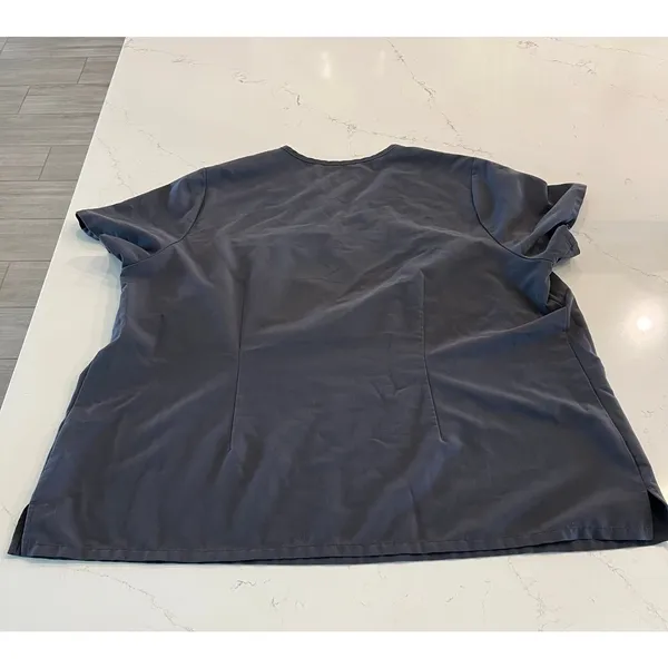 FIGS Catarina One-Pocket‎ Scrub Top Gray Women's 4XL - Image 2