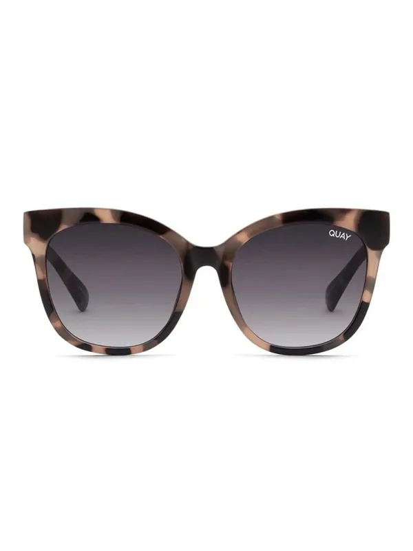 Quay Australia Its My Way Sunglasses Milky Tortoise/Smoke Gradient Cat Eye 57495 - Image 2