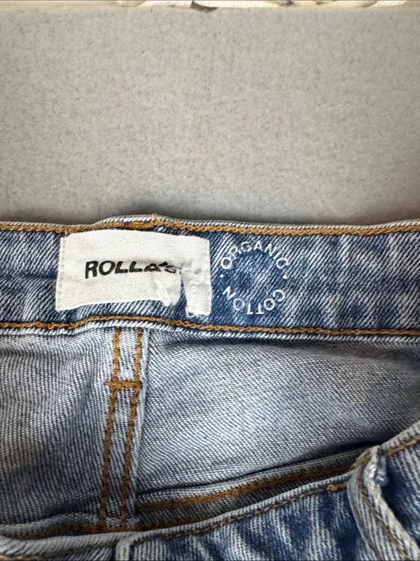 ROLLA'S Light Blue High Rise East Coast Flared Jeans Size: 31 (waist 28”) - Image 2
