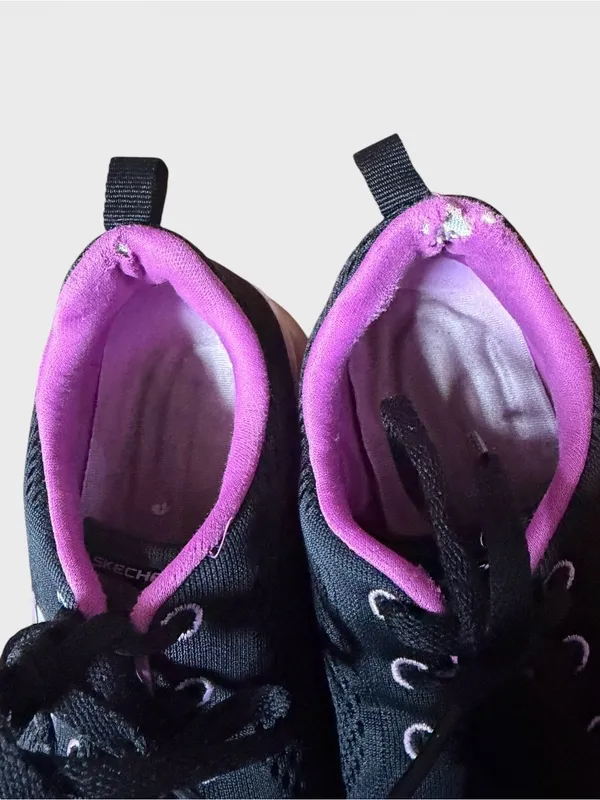 Skechers Women's Black & Pink Air-Cushion Walking Shoes Size 7.5 - Image 10