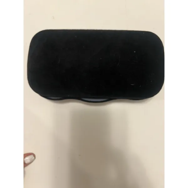 GUCCI eyeglasses case Black Velvet Silk Lined Light Blue. Can Be Used As Clutch - Image 4