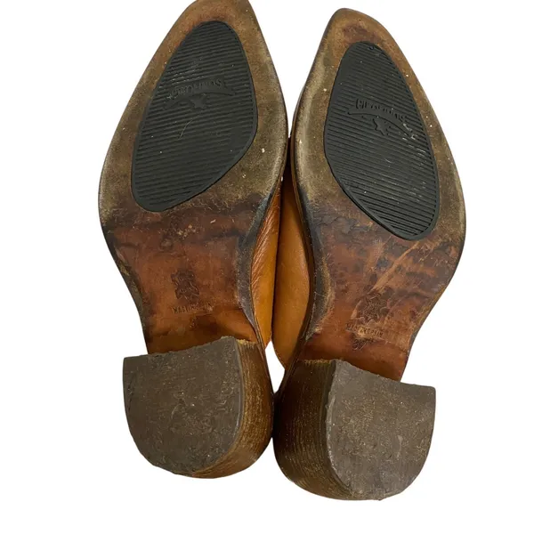 PIKOLINOS Slip On Slide Sandals Clogs Women's Size 37 Leather Cognac‎ - Image 15