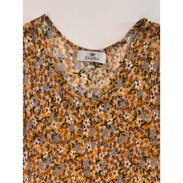 Zahara Womens Dress Boho Peasant Prairie Cottagecore Hippie‎ Earthy - Image 3