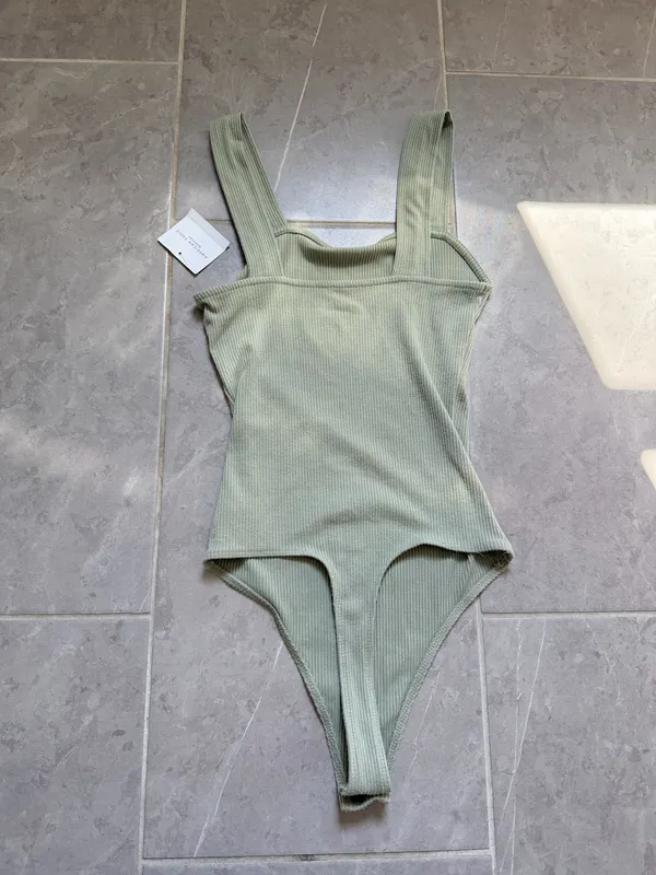 Sage Green American Eagle Bodysuit - Image 2