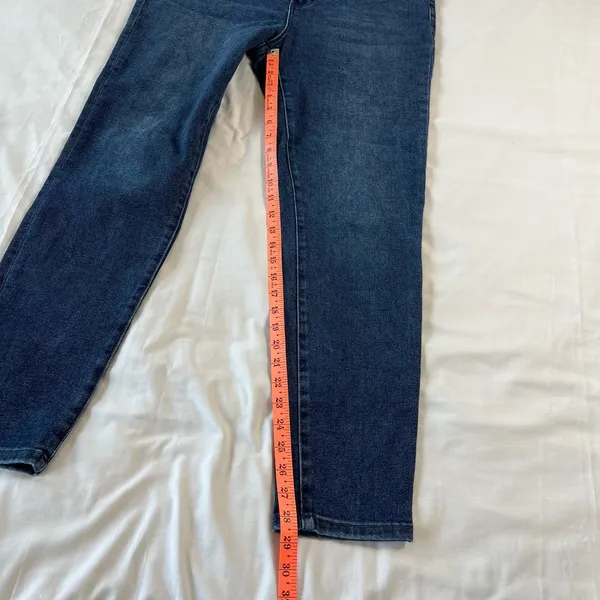 Minimalist Max Studio High Rise Skinny Jeans Size 14 Indigo Stretch Casual - Image 10