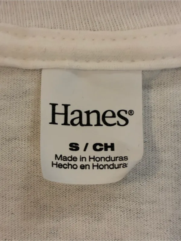Women’s Hanes White T-Shirt with Orange Tennessee Volunteers Logo Size Small - Image 4