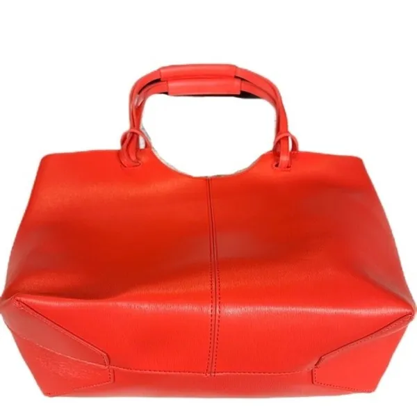Neiman Marcus Coral Tote‎ Shoulder Purse Bag - Image 3
