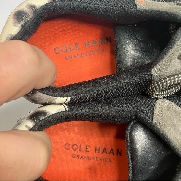 Cole Haan Grandpro Ultra Sneaker black white leopard print‎ size 6 - Image 9