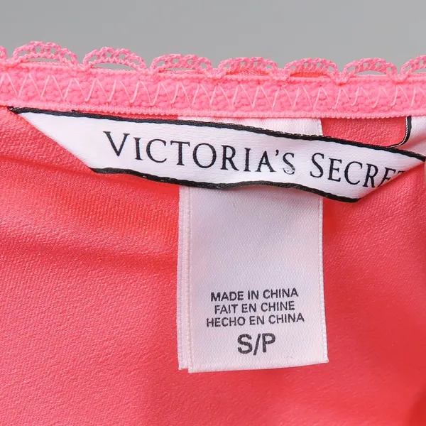 Victoria's Secret Vintage Victoria Secret Hot Pink Lingerie Nightgown Slip Dress - Image 6
