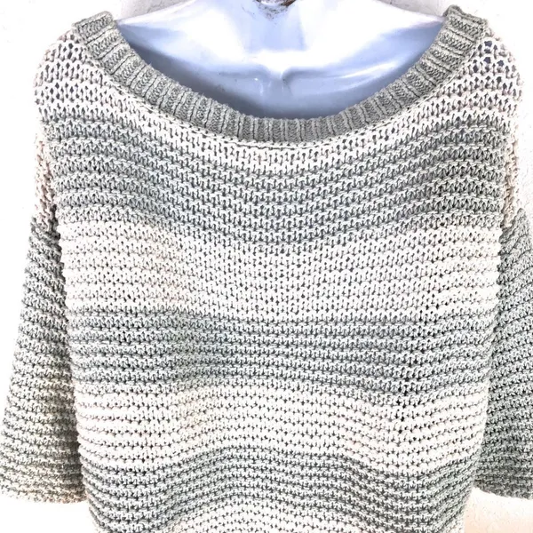 Free People Park Slope Stripe Off Shoulder Sweater - Image 6