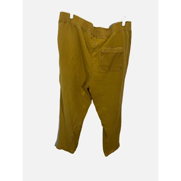 Saturday Sunday Anthropologie Theo Utility Jogger Women L Yellow Mustard Casual - Image 7