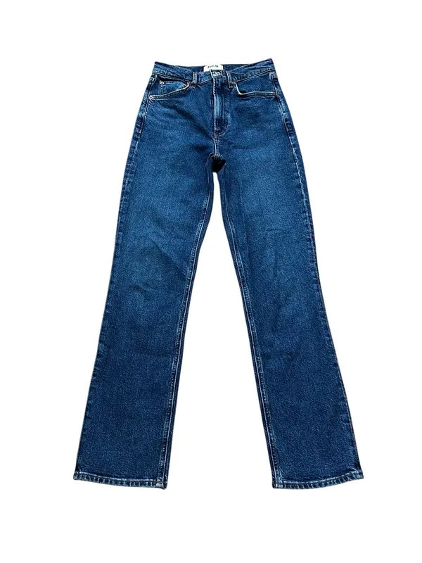AGOLDE High Rise Stovepipe Jeans 90s Minimalist High Waist Casual Preppy - Image 2