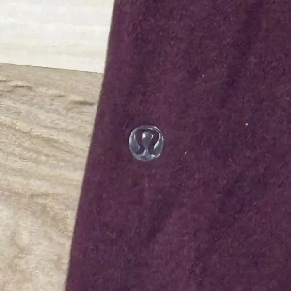 Lululemon Mesh Cropped Maroon Leggings Women’s 6 - Image 3