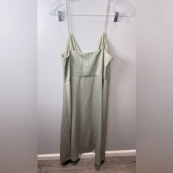 Sachin & Babi BHLDN NWT Maren‎ Midi Green Dress Size 10 - Image 3