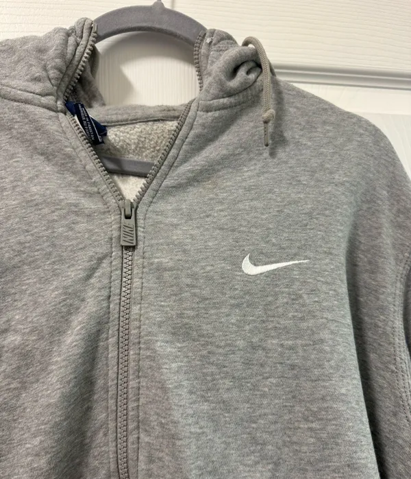 Grey Nike Zip Jacket - Image 2