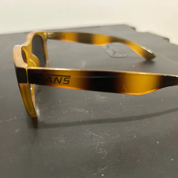Vans Tortoise Shell Sunglasses with Blue Lenses - Image 4
