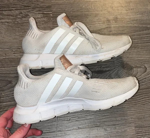 Adidas White Athletic Shoes - Image 3
