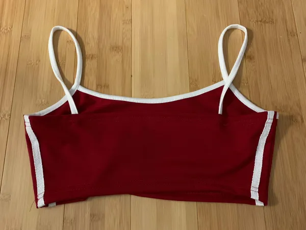Crop Tank Top Red - Image 2