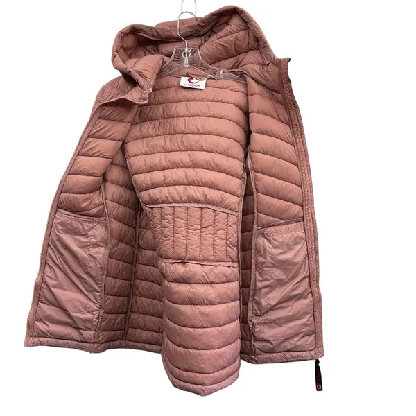 Canada Weather Gear Women's Puffer Jacket Hooded Quilted Lightweight Pink Size M - Image 3