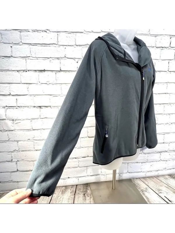 New Balance Women Fleece Jacket With Hood Size M - Image 5